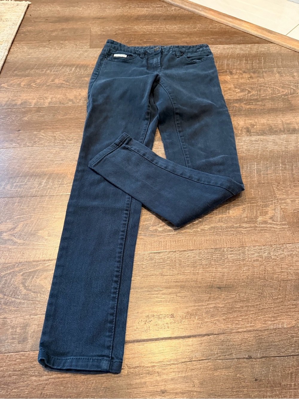 United Colors of Benetton Black Stretch Slim Jeans Womens EU 38 Waist 26